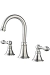 Derengge Bathroom Sink FAUCET,3 Hole Two Handle W/ Pop Up Drain, 8IN Widespread. Fixed Price $34.99.