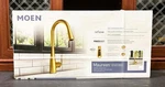 Moen Maureen 87493BG Gold Pull-down Sprayer Kitchen Faucet Brushed Reflex. Fixed Price $79.99.