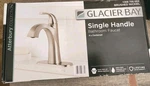 Glacier Bay Atterbury Hole Single-handle High-arc Bathroom Faucet Bn. Fixed Price $33.95.