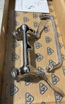 T&s Brass B-0231-WH4 8 Wall Mount Faucet Wrist Handles 12 Swing Nozzle. Fixed Price $85.25.