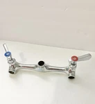 Bwe Kitchen Faucet Wall Mount Commercial Sink 8" Swivel(no Head Only Bas. Fixed Price $43.53.