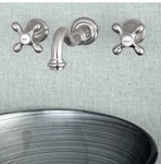 Kingston Brass KS312.AX Vintage 1.2 Gpm Wall Mounted Widespread - Chrome. Fixed Price $249.99.