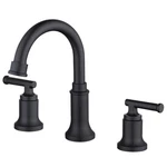 Glacier Bay Oswell 8 In. Widespread Double-handle Bathroom Faucet Matte Black. Fixed Price $65.33.