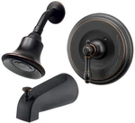 Tub & Shower Faucet,single Metal Lever Handle,vintage Brushed Bronze Finish - 23. Fixed Price $212.40.