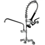 Commercial Wall Mounted Faucet With Pre-rinse Sprayer And 12-INCH Swing Spout.... Fixed Price $307.90.
