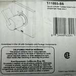 Delta T11853-SS Vero Three Function Diverter Valve Trim, Stainless*new*. Fixed Price $125.00.