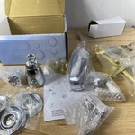 Kingston Brass KB232PL Tub Shower Faucet Chrome W/3 Porcelain Lever Handles. Fixed Price $89.99.