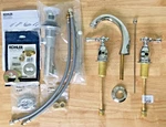 Kohler K-13491-4-CP Kelston Widespread Lavatory Faucet In Polished Chrome. Fixed Price $300.00.