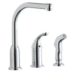 Elkay LK3001CR Kitchen Deck Mount Faucet With Remote Lever Handle Side Spray. Fixed Price $254.34.