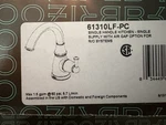 Brizo 61310LF-PC Single Handle Kitchen Faucet Chrome. Fixed Price $225.00.