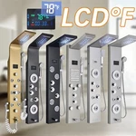 Rain&waterfall Led Shower Panel Tower System Bathroom Faucet Massage Jets Mixer. Fixed Price $129.00.