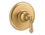 Kohler K-TS72767-4-2MB Artifacts Pressure Balanced Valve Trim, Brushed Brass. Fixed Price $360.00.