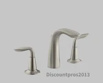 Kohler K-5317-4-BN Refinia Widespread Bathroom Faucet Brushed Nickel. Fixed Price $250.00.
