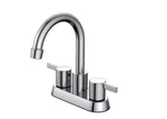 Glacier Bay 4 In Centerset Bathroom Faucet High Arc 2 Handle Chrome GARRICK-7630. Fixed Price $22.49.