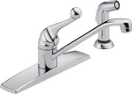 Delta 400LF-WF Classic Kitchen Faucet Chrome. Fixed Price $174.93.