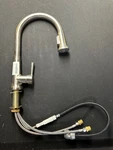 Elkay Lustrous Steel Single Lever Pull-down Faucet LK6000LS. Fixed Price $270.00.