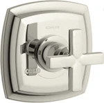 Kohler K-T16239-3-SN Margaux Thermostatic Valve Trim Cross Handle Polish Nickel. Fixed Price $279.94.