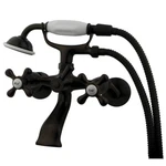 Kingston Brass KS265 Wall Mounted Clawfoot Tub Filler - Bronze. Fixed Price $497.22.
