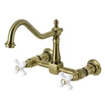 Kingston Brass KS124.PX Heritage 1.8 Gpm Widespread Bridge -. Fixed Price $263.22.