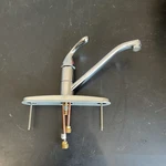Proflo Single Handle Kitchen Faucet W/ Side Spray Polished Chrome PFXC4111CP B3. Fixed Price $49.99.