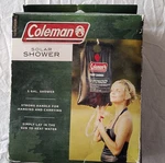 Coleman Solar Powered 5 Gallon Portable Camping Outdoor Hanging Shower Bag Set. Fixed Price $10.00.