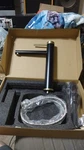 Vesla Homes Modern Single Handle Kit Black/gold Accents. Fixed Price $34.95.