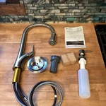 Glacier Bay Paulina Pull Down Sprayer Kitchen Sink Faucet Spigot Polished Chrome. Fixed Price $99.95.