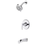 Pfister P8P8WS2JDSC Jaida 1-HANDLE Tub & Shower Faucet With Valve, Polished Chro. Fixed Price $206.32.