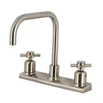Kingston Brass FB2148DX Concord - Grifo De Cocina Central Cepillado Quel. Fixed Price $57.17.