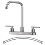 Appaso 2 Handle Kitchen Faucet, Brushed Nickel Sink Stainless.... Fixed Price $81.83.