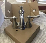 Ultra Faucet Centerset 2-HANDLE Bathroom Brushed Nickel UF45203 New. Fixed Price $26.89.
