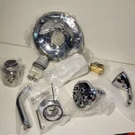 Delta Classic T13420 Chrome Plated Solid Brass Tub And Shower Trim, Gpm. Fixed Price $79.95.