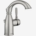 Moen Sarona 84144SRN Single-handle Bathroom Faucet Spot Resist Brushed Nickel. Fixed Price $79.99.