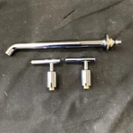 Kohler Purist Wall Mounted Bathroom Sink Faucet Polished Chrome T14417-4-CP. Fixed Price $299.99.