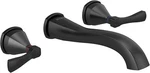 Delta Stryke T3576LF-BLWL 1.2 Gpm Wall Mounted Widespread Bathroom Faucet Black. Fixed Price $400.00.