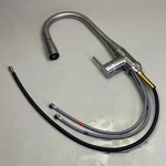 Symmons Sereno Single Handle Pull-down Kitchen Faucet Satin Nickel SK2302STSPD10. Fixed Price $336.00.