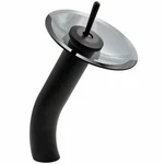 Novatto GF-001MB-S Falls Waterfall Vessel Faucet Matte Black/smoke Glass. Fixed Price $104.49.