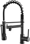 Matte Black Pull Down Kitchen Faucet With Sprayer - Commercial Style. Fixed Price $178.99.
