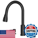 Appaso Hole Kitchen Faucet Pull Down Sprayer - Matte Black S304 Stainless. Fixed Price $110.14.