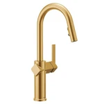 Moen 87492BG One-handle Pulldown Kitchen Faucet Brushed Gold New. Fixed Price $219.00.