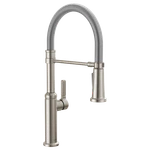 Delta Rhett 18829-SS-DST Pull-down Kitchen Faucet With Spring Spout Stainless. Fixed Price $311.22.