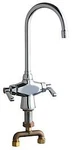 Chicago Faucets C50TE35ABCP Kitchen Sink Polished Chrome Plate. Fixed Price $476.63.