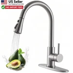 Vapsint Kitchen Faucet Brushed Nickel Pull Down Sprayer VAP-KF100 3 Hole Usa. Fixed Price $37.88.
