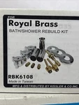 Nib Bath/shower Tub Rebuild Kit RBK6108 For Royal Brass Chrome Finish Kissler. Fixed Price $39.00.