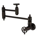 Kingston Brass KS310.RKZ Wendell 3.8 Gpm Wall Mounted Hole Pot - Bronze. Fixed Price $471.22.