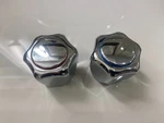 Nos 079014 Bathroom Sink Faucet Knob Handle Set Chrome Hot Cold Vtg Gerber. Fixed Price $12.00.