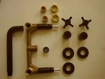 Kingston Brass KS8125DX Concord Wall Mount Twin Cross Handle Sink Faucet, Parts. Fixed Price $184.99.