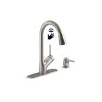 Kohler Single-handle Touchless Pull-down Sprayer Kitchen Faucet Stainless. Fixed Price $274.94.