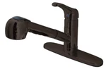 Kingston Brass GSC885NCLSP Single Handle Kitchen Faucet 8" Sprayer Bronze Finish. Fixed Price $78.29.