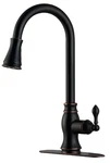 Oil Rubber Bronze Kitchen Sink Faucet,single Handle Pull-down Faucet,.... Fixed Price $127.69.